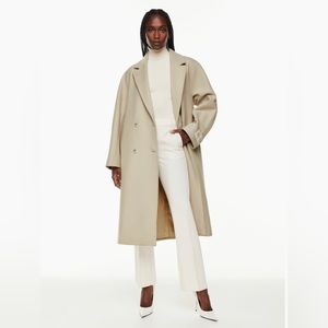 ARITZIA Babaton Slouch Coat - Melton Wool, Size S/M